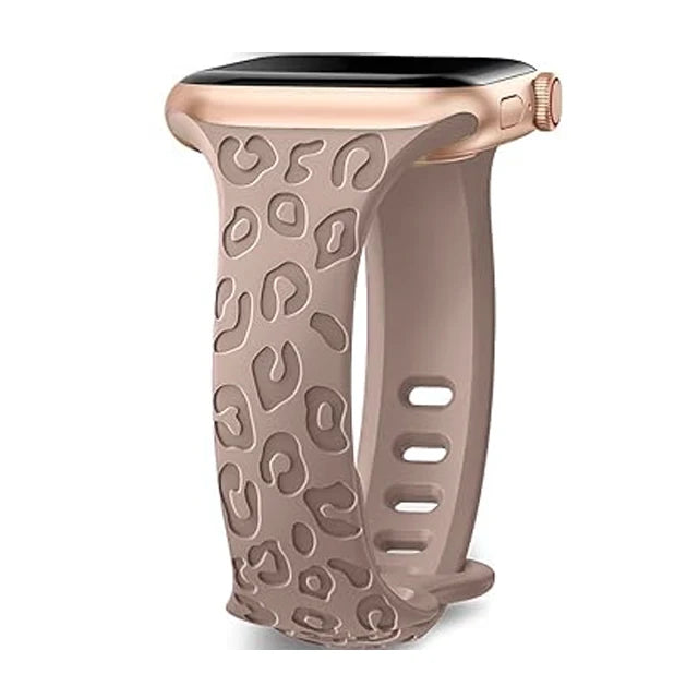 Slim Strap For Apple Watch Band 40mm 41mm 42mm 38mm 46 44mm 45mm Engraved Silicone bracelet Correa Series 11 10 8 7 6 9 5 4 3 SE