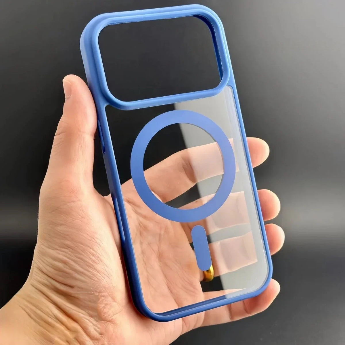 Fashion for Magsafe Wireless Charge Phone Case for IPhone 18 17 Air 16 15 14 Plus 13 12 Pro Max Transparent Acrylic Back Cover