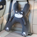 Car Cute Cartoon Pillow Car Mounted Child Sleeping Pillow Car Removable Comfortable Breathable Headrest Lumbar Support