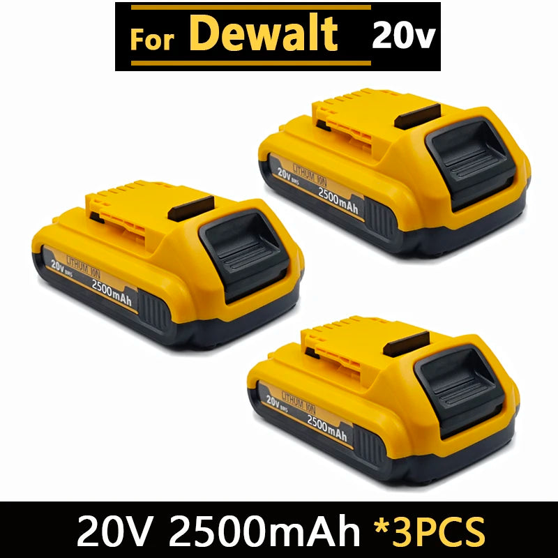 New High-Power for DEWALT 20V/60V Battery DCB200 DCB205 DCB206 * Power Tool 18V Battery 3AH 8AH 12AH 18AH Batteries DCD805