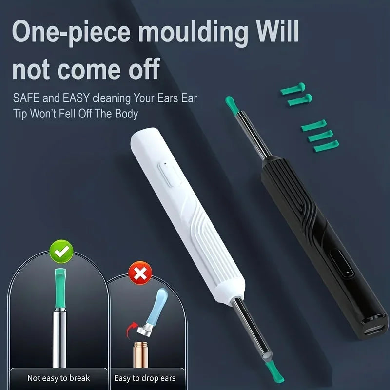 Visual Ear Wax Cleaner with Camera Safe Earwax Removal Endoscope with Camera Luminous Otoscope Ear Cleaning Tools Ear Care