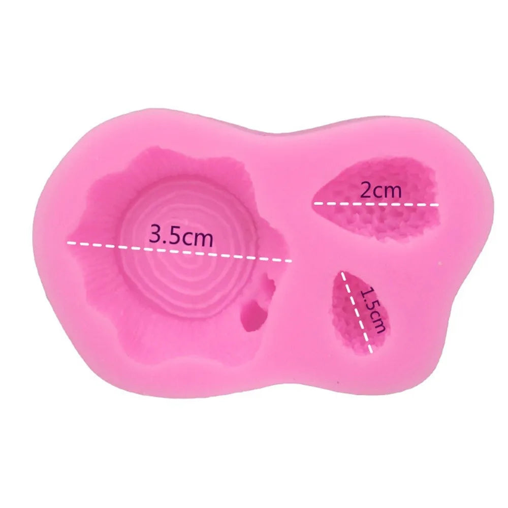 Tree Stump & Hedgehog Silicone Moulds Fondant Cakes Decorating Tools Sugarcrafts Chocolate Gumpaste Mold Baking Tools