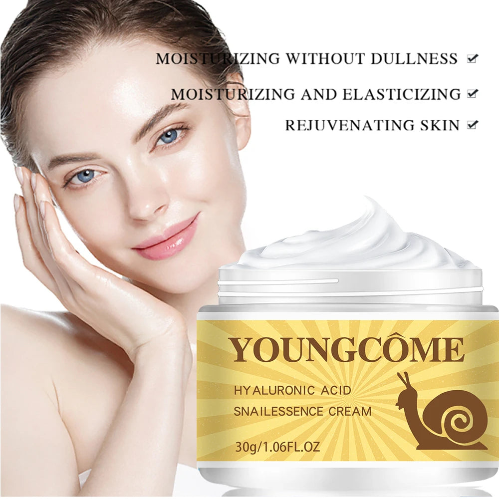 Snail Hyaluronic Acid  Essence Cream Deeply Nourishes Skin Improve Roughness Tighten Skin Repair Damaged Skin Smooth wrinkles