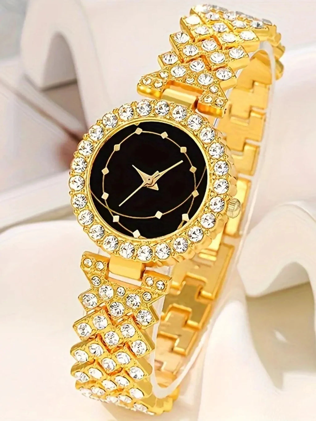Quartz watches for women, high-end women's watches, rhinestone jewelry, earrings, necklaces, rings, accessories
