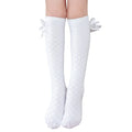 Knee High Girls Socks for Kids Children Golf Cotton Bow Long Tube Stitch Sock Baby Toddler Little Princess Popular Tall Calf