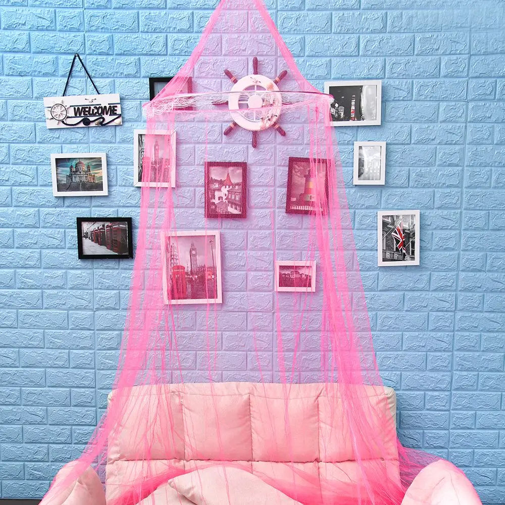 Princess Mosquito Net Canopy Encryption Dome Fly Insect Mesh Repellent Protection Single Entry Bed Decoration Home Decor