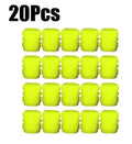 20Pc Luminous Valve Caps Fluorescent Night Glowing Decor Car Motorcycle Bicycle Wheel Hub Valve Stem Cap Styling Car Accessories