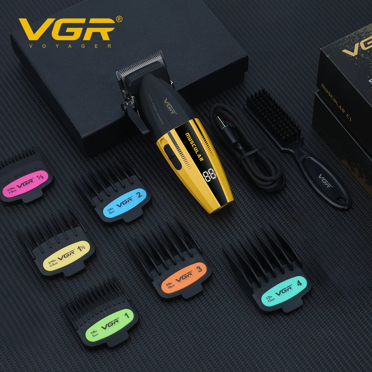 VGR 285 new hair clipper with personalized and cool body, powerful hair trimmer, multifunctional hair clipper, personal protecti