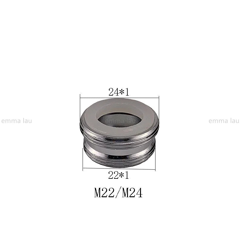 16 17 18 20 21 22 23 24 25 30mm Turn 22 Faucet Aerator Adapter Water Purifier Fittings Brass Kitchen Faucet Plumbing Accessories