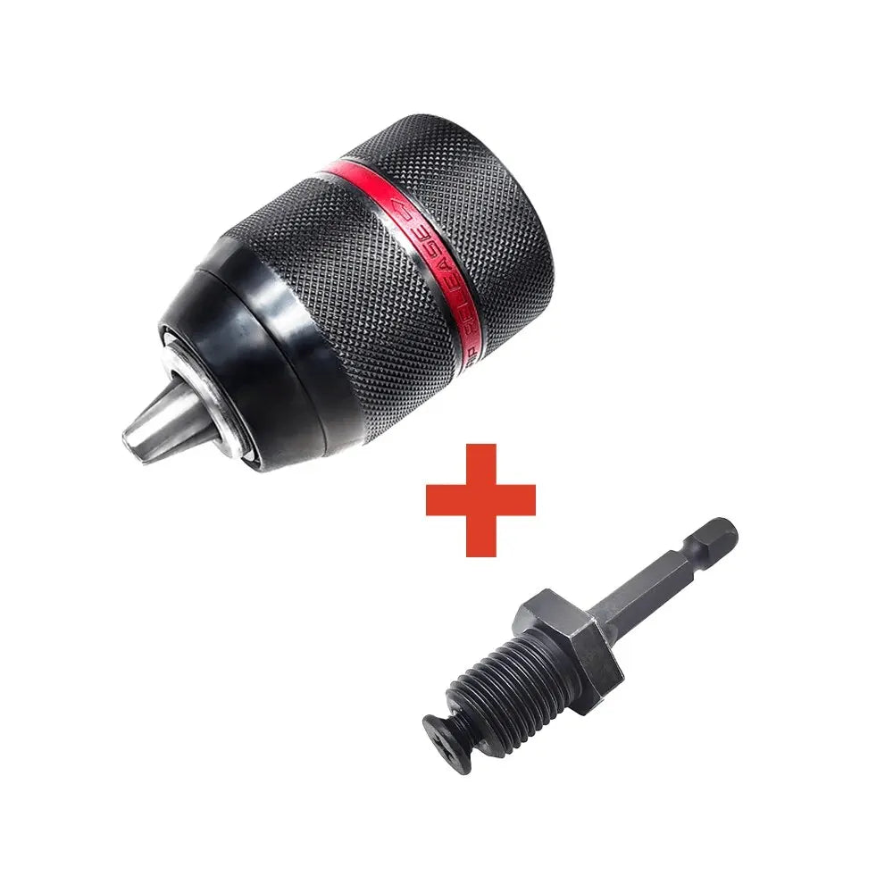 Metal Heavy Duty 1/2-20UNF 13mm Keyless Drill Chuck Hex Shank/SDS/Socket Square Female Adaptor Hardware Tool Professional