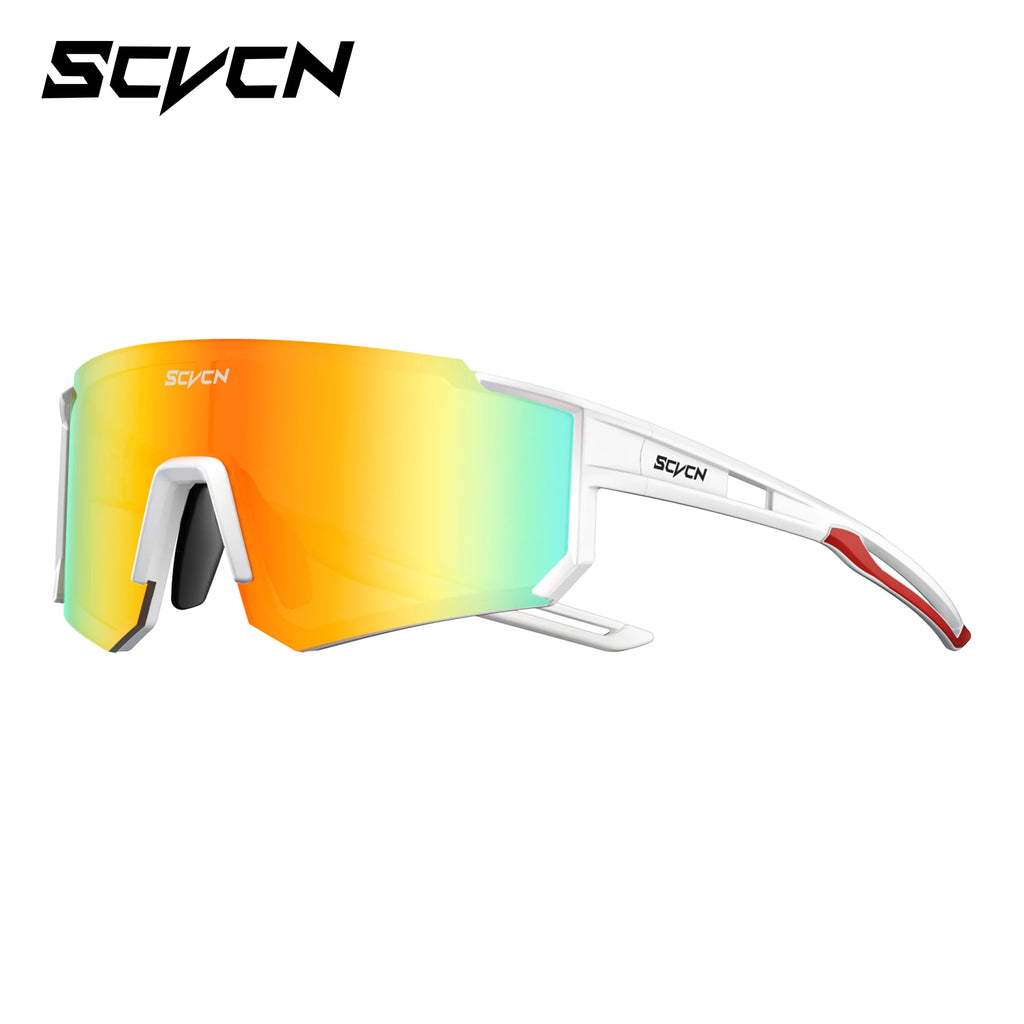 SCVCN Fashion Cycling Glasses Bike Baseball Sunglasses for Men UV400 Sports MTB Outdoor Goggles Bicycle Women Sunglasses Riding
