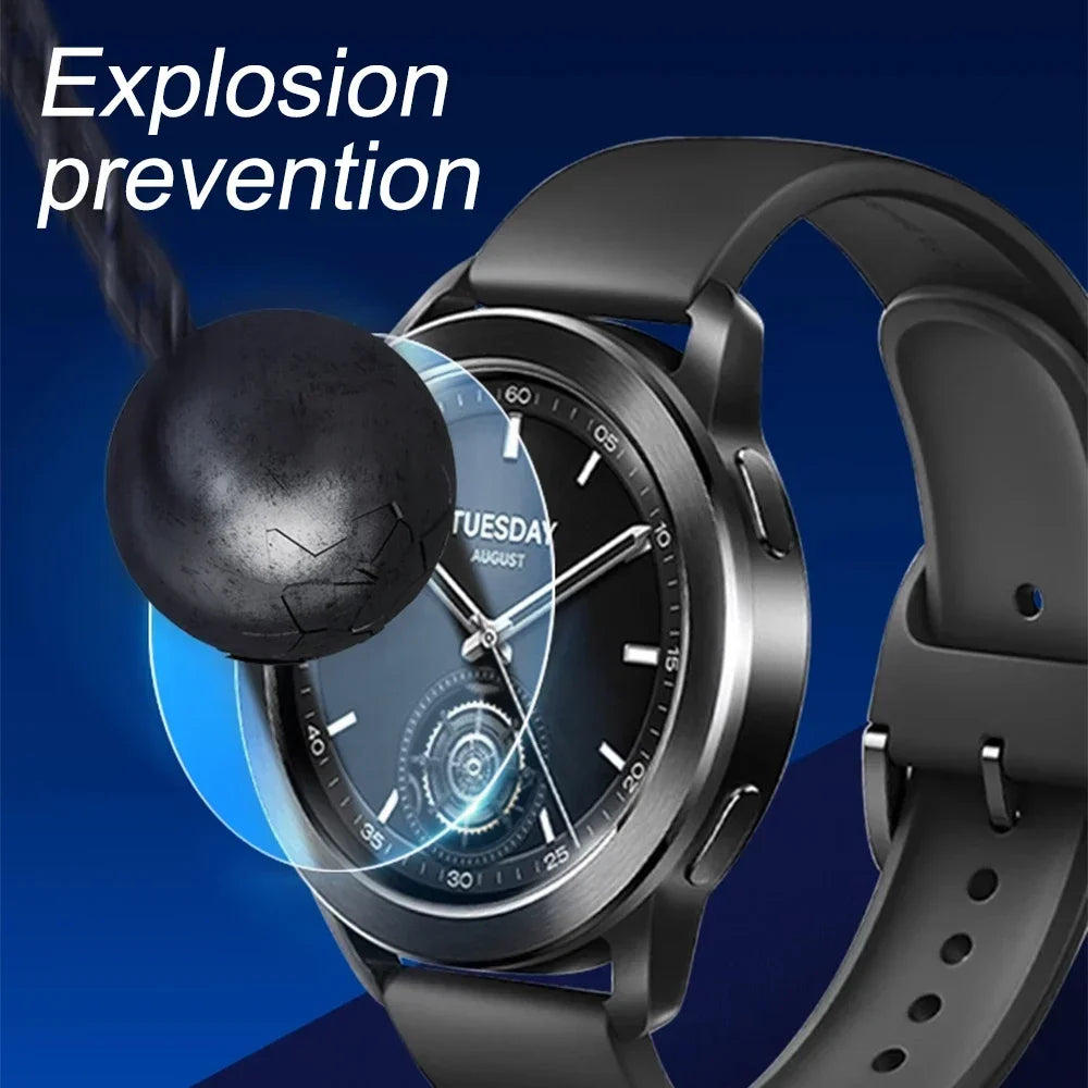 1-4Pcs Glass For Xiaomi Mi Watch S3 S4 S5 Smartwatch Screen Protectors Tempered Glass Film For Xiaomi Watch S4 Sport S4-41MM S5