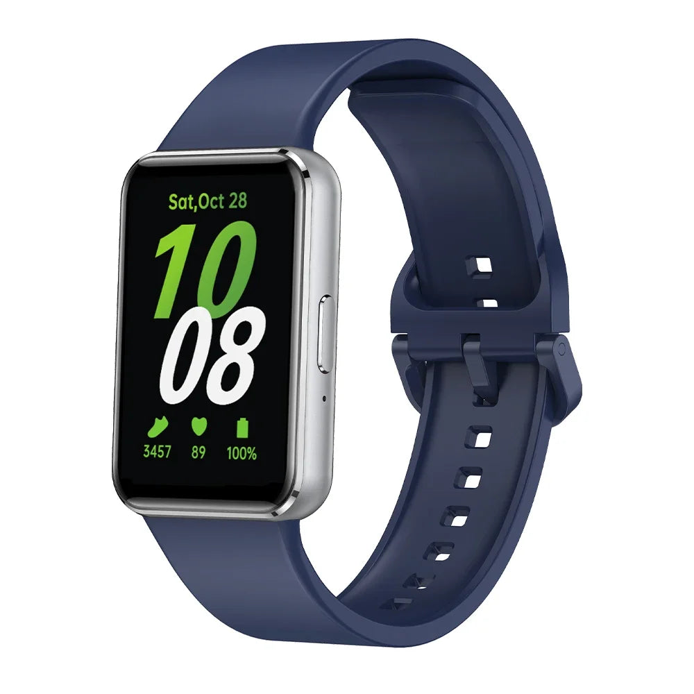 Silicone Strap For Samsung Galaxy Fit 3 Watch Bracelet Replacement Sport Watchband For Samsung Galaxy Fit3 Band Accessories
