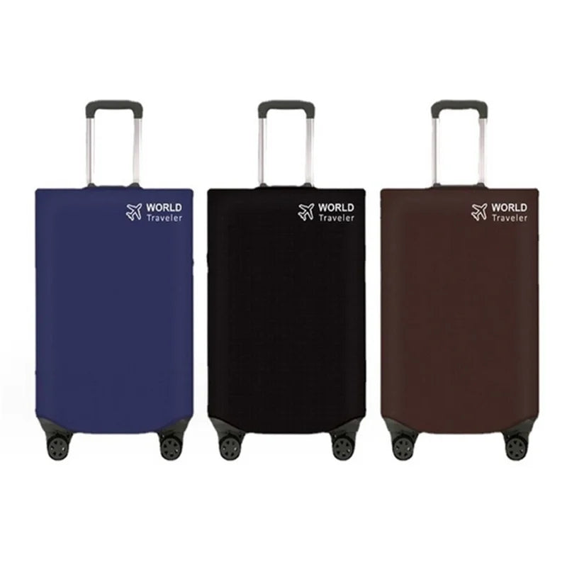 1PC 24/26/28/30inch Black Non-woven Luggage Protector Cover Trolley Suitcase Wear-resistant Anti-scratch Dustproof Luggage Cover