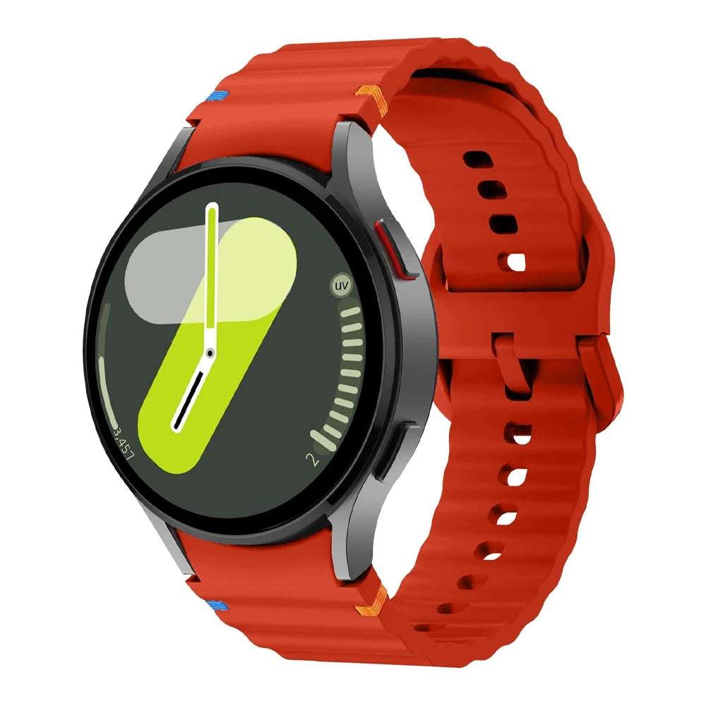 Original Sport Straps for Samsung Galaxy watch 4/5 Pro/6/7/6 classic 44mm 40mm 45 Silicone bracelet correa Galaxy watch 7 Band
