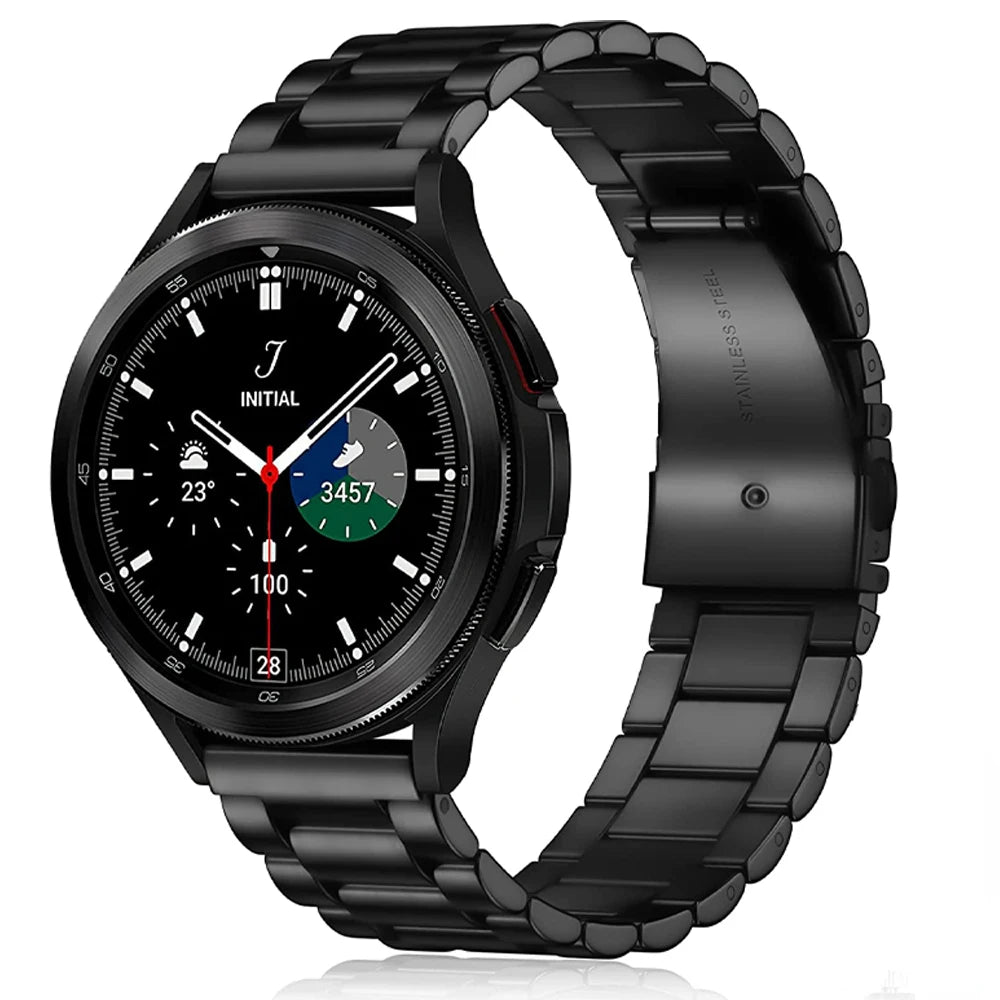Metal Strap for Samsung Galaxy Watch 7/6/5/4 40mm 44mm Stainless Steel Band Galaxy Watch 6/4 Classic 47mm 43mm 46 42mm/5pro 45mm