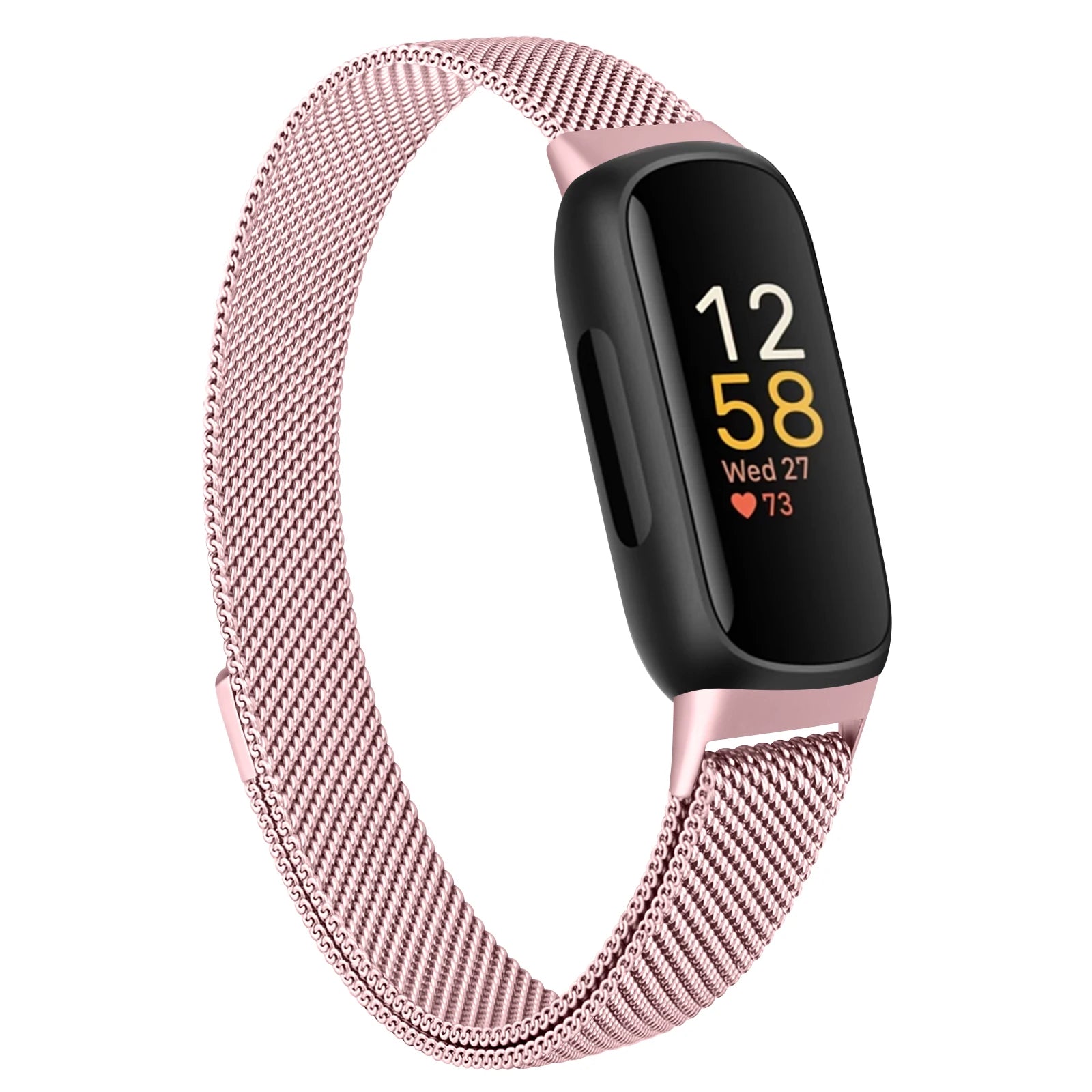 Metal Magnetic Loop Strap For Fitbit Inspire 3 Band Stainless Steel Watchband Bracelet For Fitbit Inspire 3 Strap Wristband
