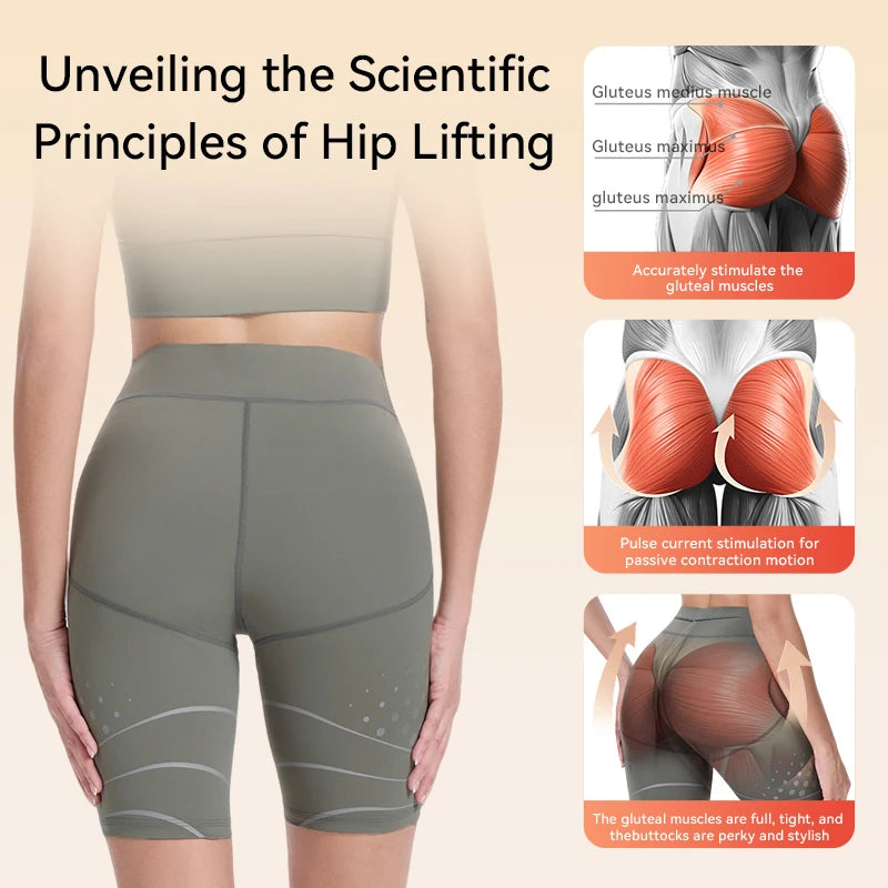 EMS Muscle Stimulator Smart Fitness Pant Hips Trainer Buttocks Massager Muscle Toner Help Lift Shape Tighten Butt Women Men