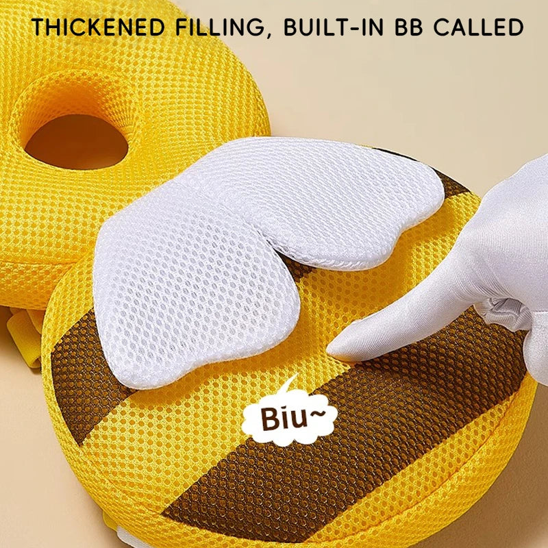 Little Bee Baby Head Protection Pillow Breathable Anti Fall Hat Suitable for Infant Children's Head Back Protector Safe Bibi