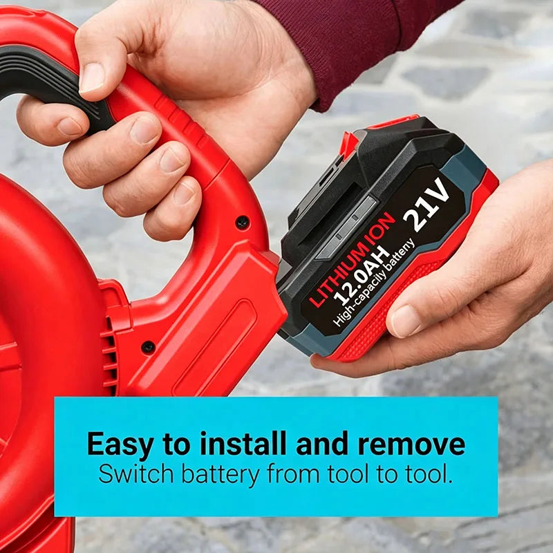 21V 12Ah Lithium Ion Battery Pack Replacement for Makita 18V LXT Cordless Tools Battery, Fits DDF487 BL1830 BL1850
