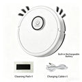 Robot Vacuum Cleaner, 4.5cm Ultra-Slim Robotic Vacuum for Pet Hair & Hard Floor, 45dB Quiet Automatic Floor Sweeper with 50-Min Runtime, Smart Obstacle Avoidance Mini Sweeping Robot for Home & Office