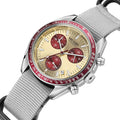 MEGIR New Luxury Men's Watches Canvas Weaving Strap Sport Automatic Chronograph Quartz Waterproof Wristwatch for Male 2247