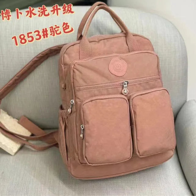 Korean Style Casual Backpack Women Lightweight Mini Backpack for Daily Commute Travel, Cute School Bag