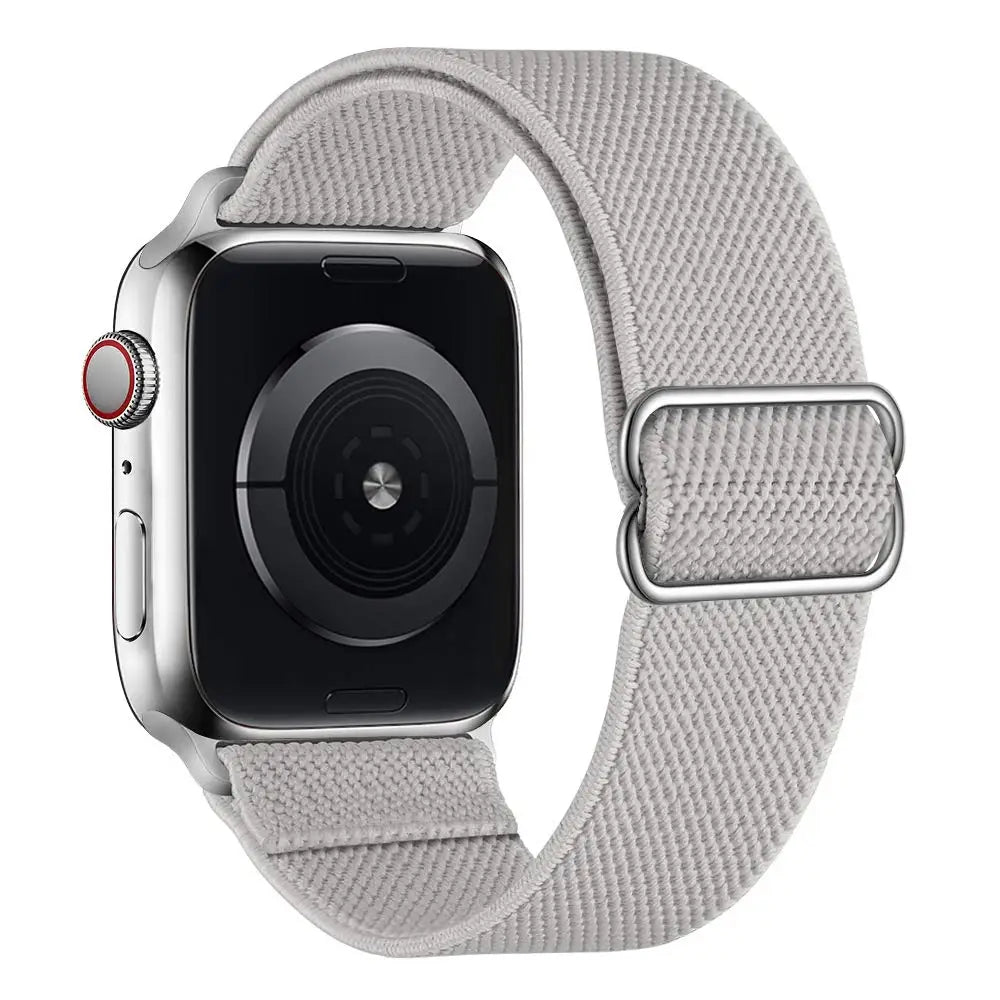 Scrunchie Strap for Apple Watch Band 45mm 44mm 40mm 41mm Adjustable Nylon Bracelet iWatch Series Ultra 3 4 5 SE 6 7 8 9 10 11