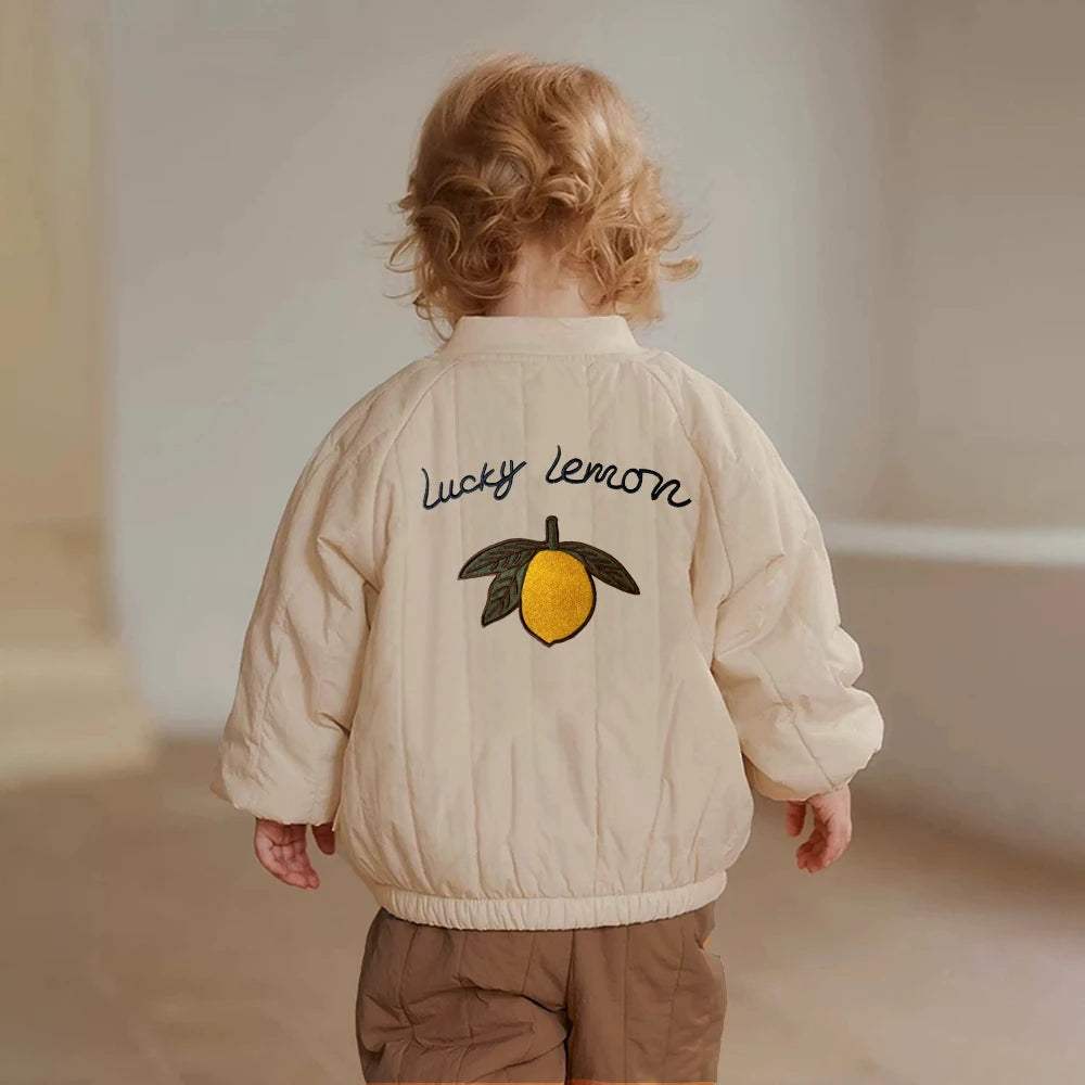 1-6Y Kids Clothing Spring Thickened Down Cotton Girl Jacket Baby Children Warm Coat Toddler Kids Outwear Children Clothes Winter