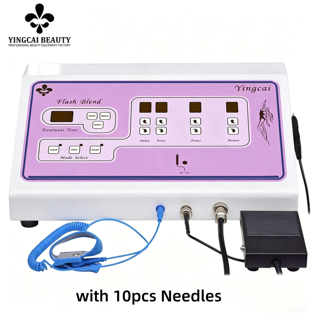 2 in 1 Electrolysis Hair Removal Machine Painless Permanent Hair Remove Machine for Women Men Bikini Body Home Salon Use