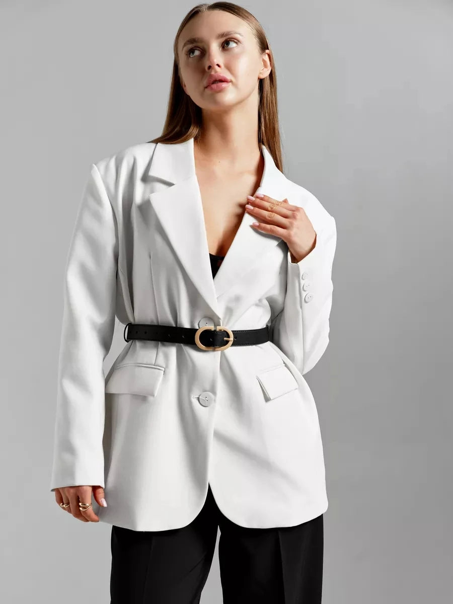 Fashion Women's PU Leather Belt Simple Stylish Alloy Pin Buckle Design Casual Decorative Waist Strap for Students & Daily Outfit