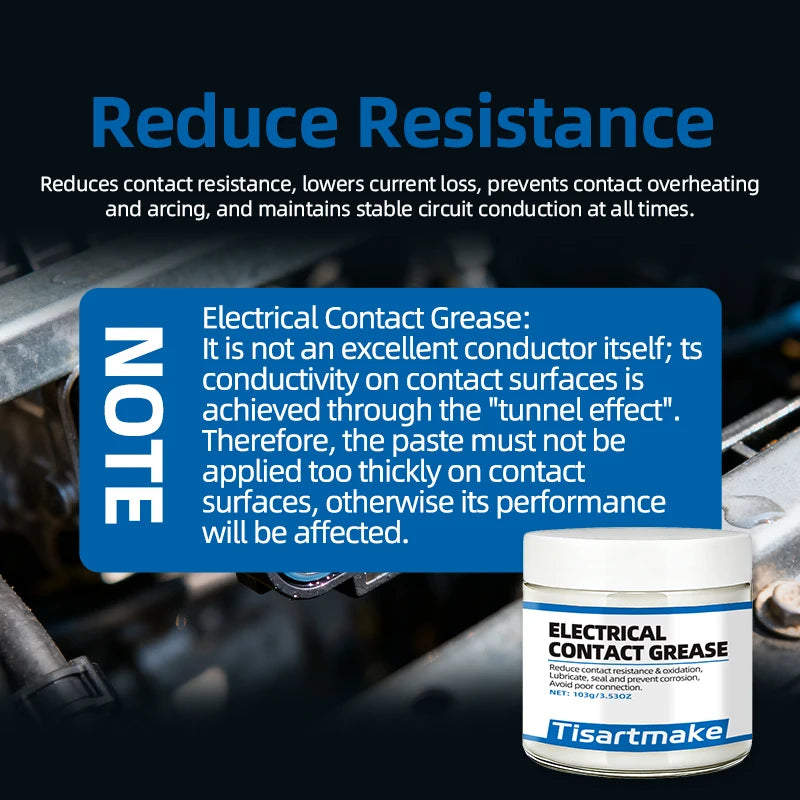 Electric Contact Grease Conductive Paste Electricity Compound Grease for Low Resistance Value for Household Appliances