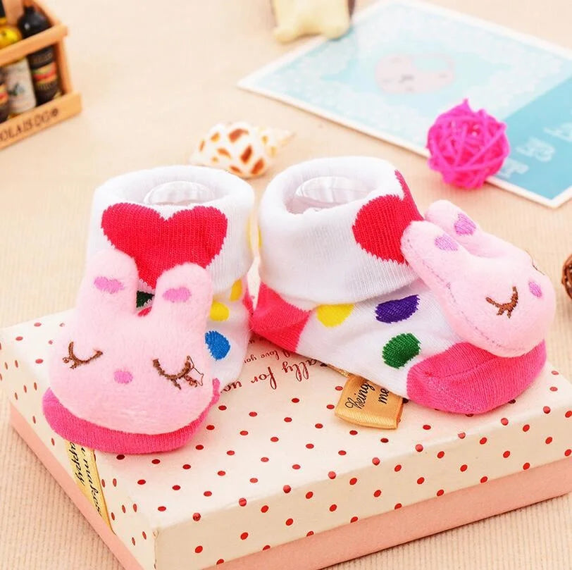 Baby Socks Toy Slipper Girls Boys Newborn Accessories Anti Slip Animal Kids Toddlers Gift Clothes Infant Stuff Children Bear
