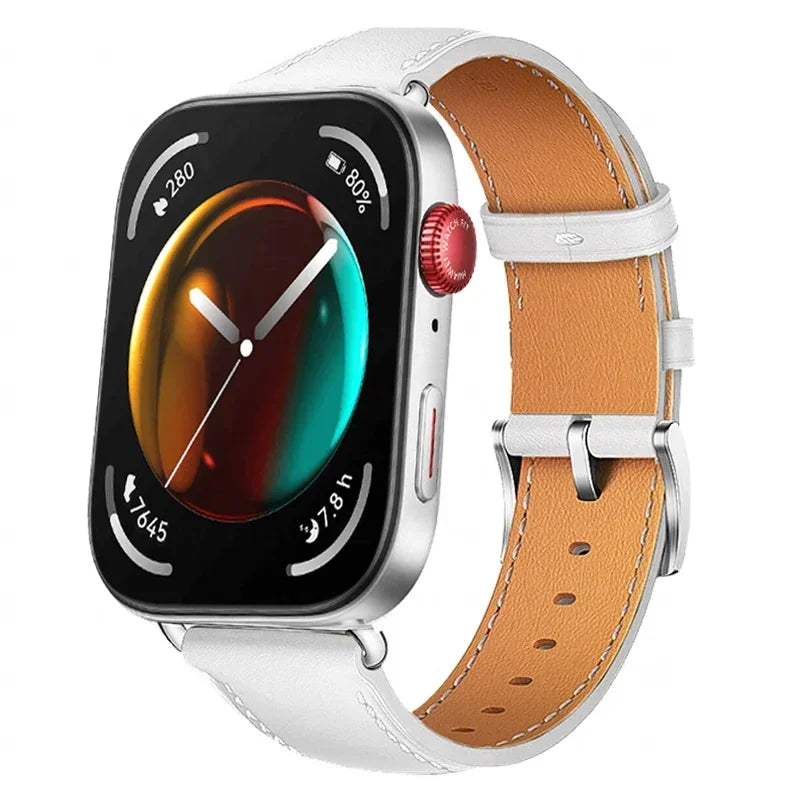 Strap For Huawei Watch Fit 3 Smartwatch Band Replacement Wristband retro Genuine Leather Bracelet For Huawei Fit 2 Accessories