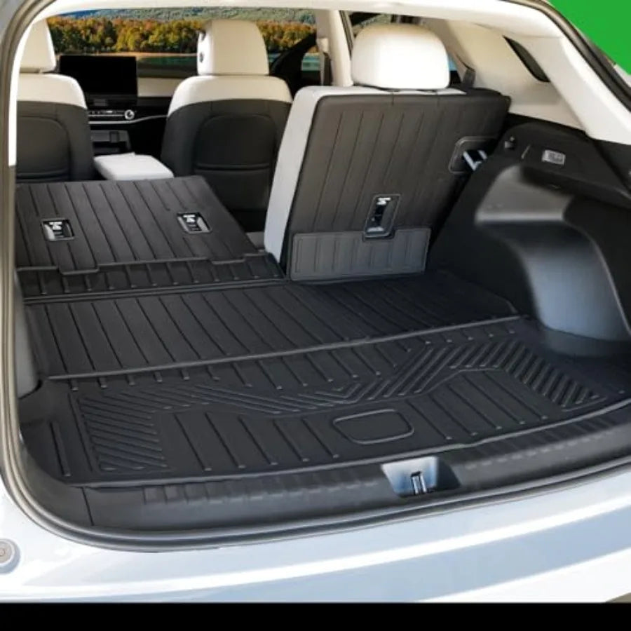 Floor Mats for 2024-2026 Honda Prologue Chevy Blazer EV TPE All Weather Protection Cargo Mat with Backrest Mat Lower Trunk Line