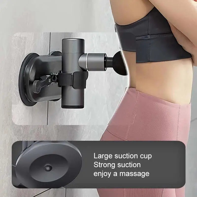 Suction Cup Massage Gun Holder Fascia Gun Bracket Hands-Free Massager Accessory