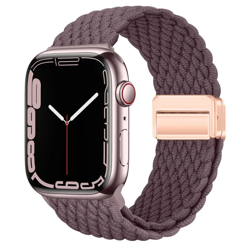 Nylon strap For Apple watch 11 10 42mm 46mm 9 8 7 45mm 41mm Ultra 3/2/1 49mm Magnetic wristband For iWatch 6 5 4 3 SE 44mm 40mm