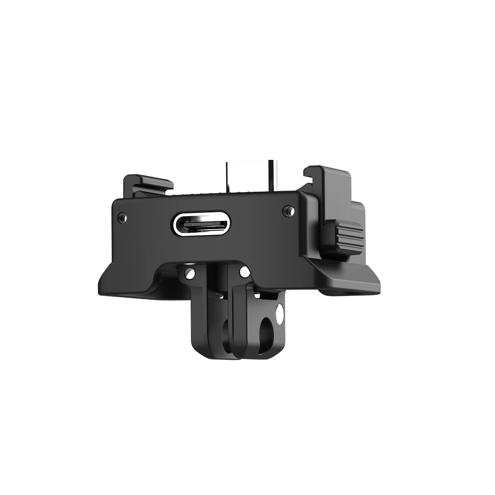 Flymile Charging Multi-function Quick-Release Mount, for DJI Osmo Pocket 3/4 Accessories,Portable Black Stand,Charging Base