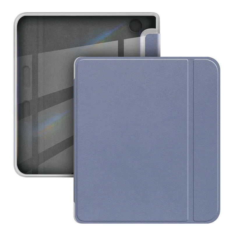 Slim PU Leather Cover For KOBO Libra Colour 2024 Libra 2 2021 7'' N428 N418 Ebook Shockproof Smart Case with Clear Back Funda