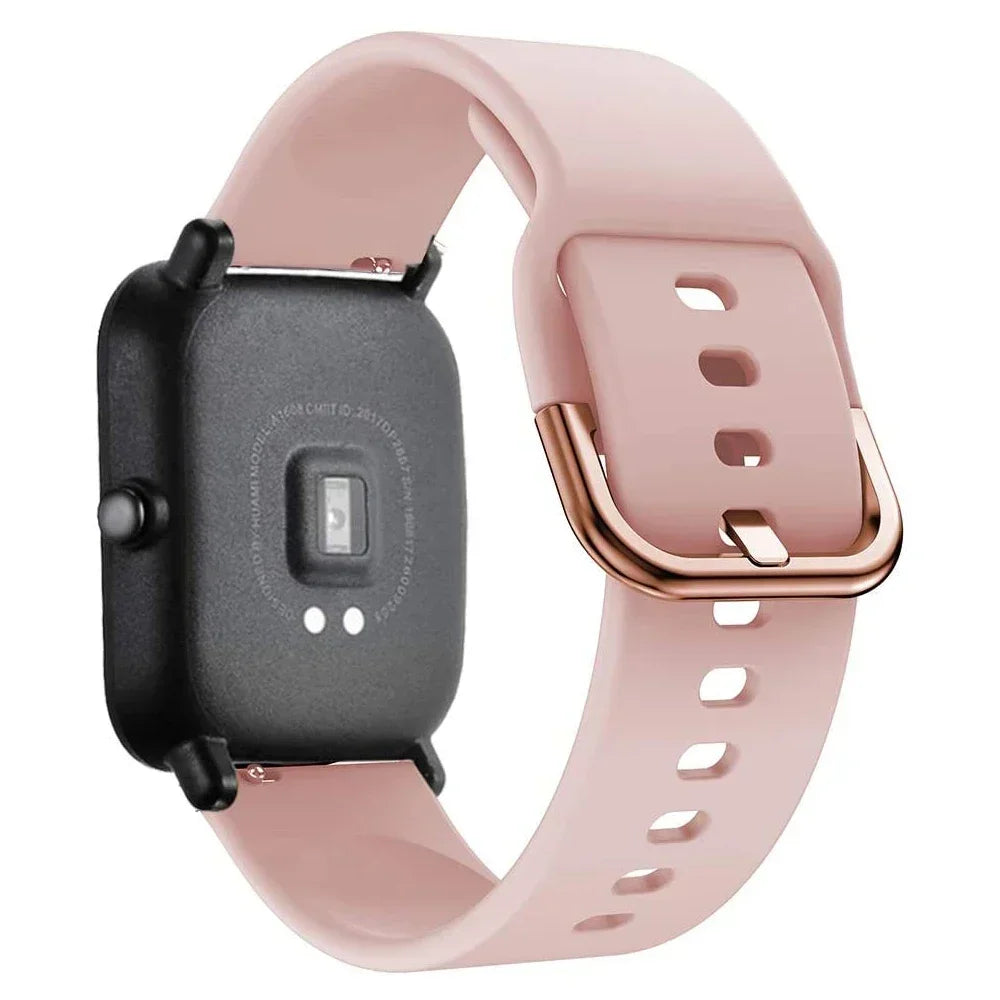 Silicone Strap For Amazfit GTS 4/2e/3/2 GTS2 Mini/GTR 4/3/Pro/2/2e Sport Bracelet Huawei watch Gt 5-4-2e-3-3 pro 20mm 22mm Bands