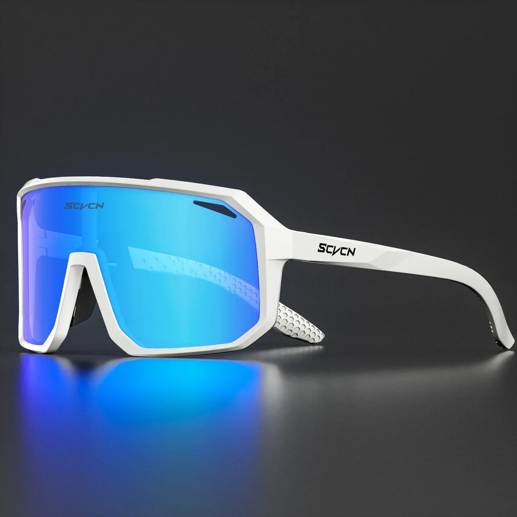 SCVCN New Cycling Sunglasses Men Road Driving Bike Glasses Outdoor Sports Mountain Climbing Women Bicycle Cycling UV400 Goggles