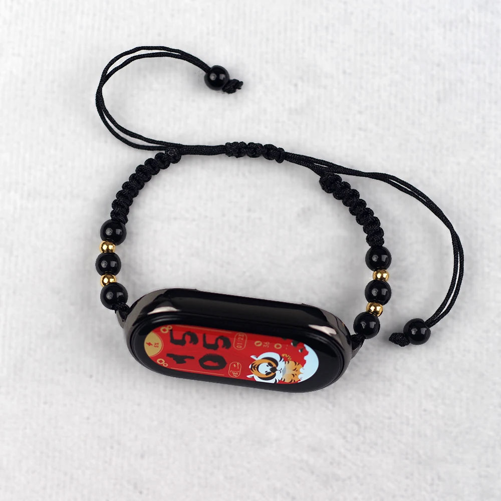 Mi Band 10 9 8 7 6 5 Strap New Design Bracelet for xiaomi Smart Band 8 NFC Wristband Twist Rope Mi 9 10 Accessories