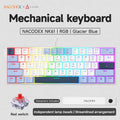 AJAZZ NK61 Wired Gaming Mechanical Keyboard 60% RGB Hot-Swappable 61 Keys Red Switch Mini Keyboard for Gamer PC