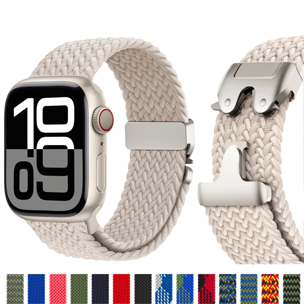 Strap For Apple Watch bands ultra2 3 49mm 40mm 44mm 46mm 42mm 45mm Parachute braided Bracelet correas IWatch Series SE 9 8 10 11