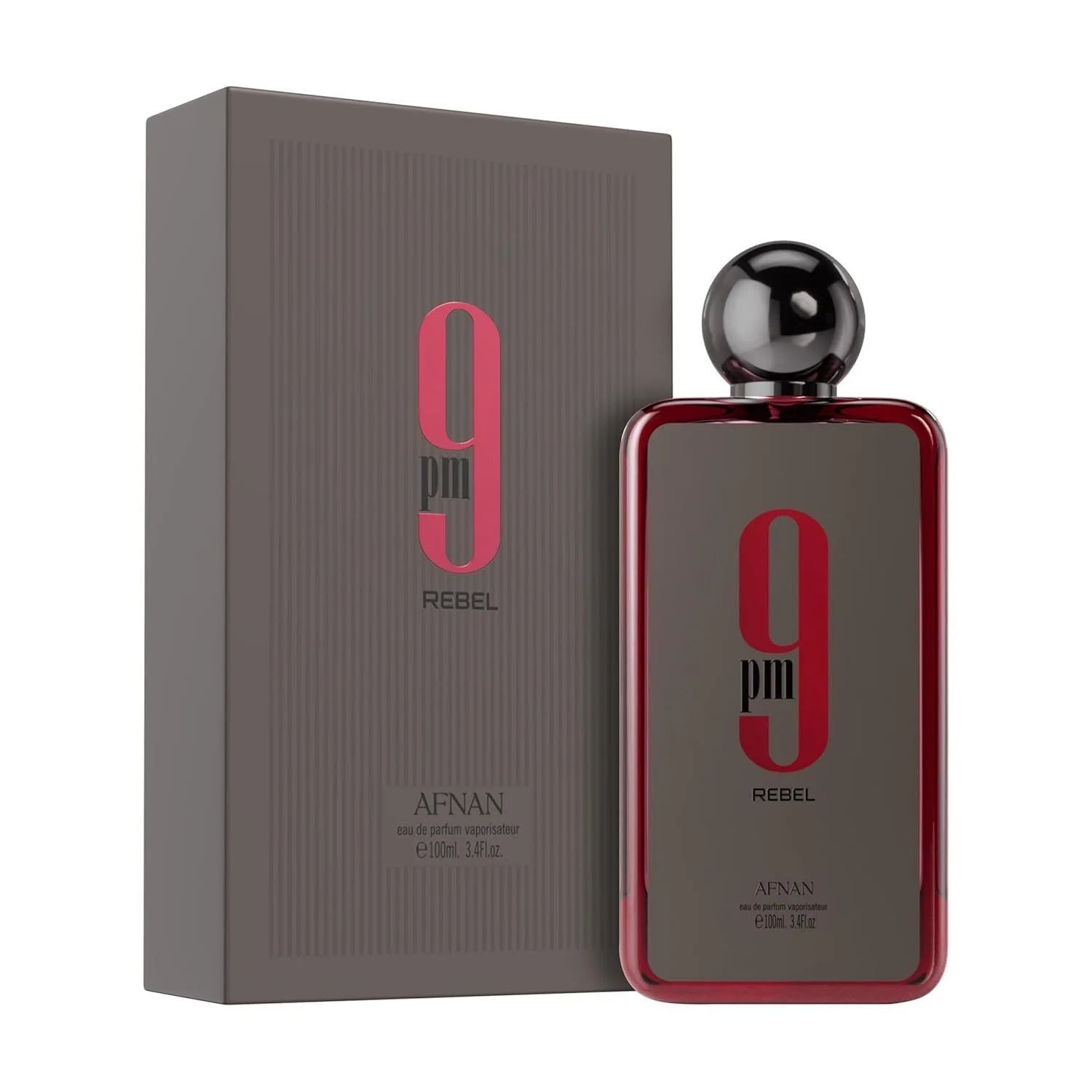 Afnan 9 pm Rebel Unisex Eau de Parfum - 3.4fl oz, Luxurious Long-Lasting Fragrance for Versatile Occasions