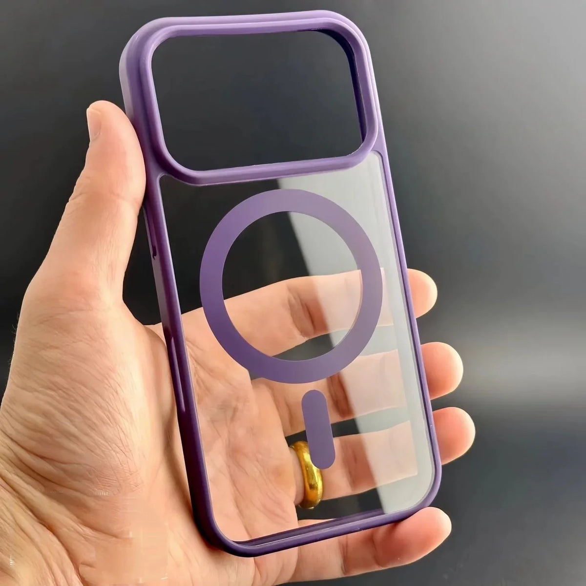 Fashion for Magsafe Wireless Charge Phone Case for IPhone 18 17 Air 16 15 14 Plus 13 12 Pro Max Transparent Acrylic Back Cover