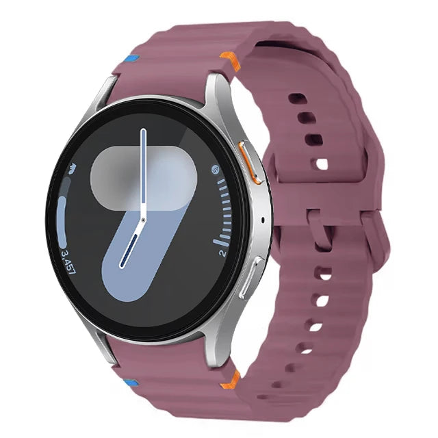 Original Sport Straps for Samsung Galaxy watch 4/5 Pro/6/7/6 classic 44mm 40mm 45 Silicone bracelet correa Galaxy watch 7 Band
