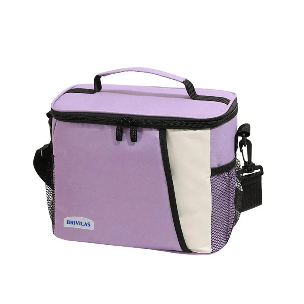 Insulated Lunch Bag Large Reusable Lunch Bags with Adjustable Shoulder Strap for Women Men, Ideal for Work, School & Outdoor Use