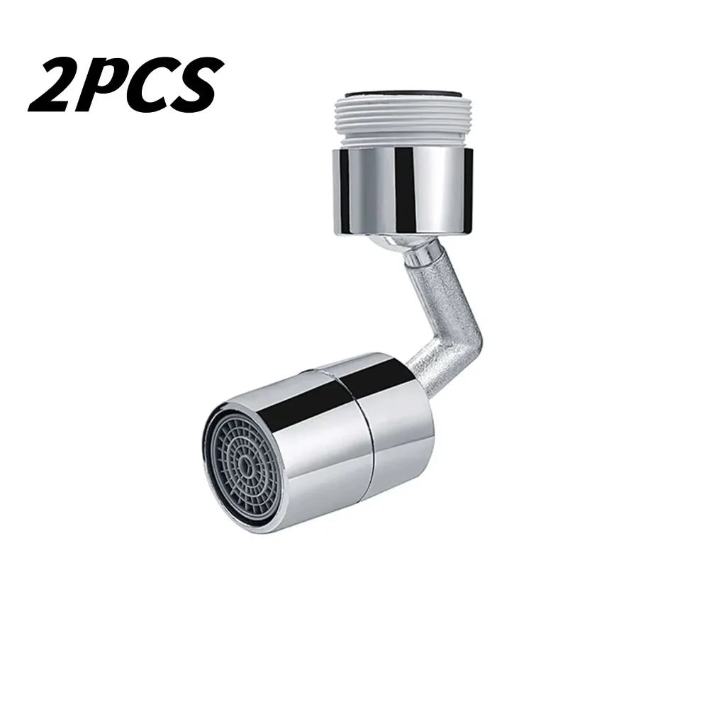 720° Universal Rotating Faucet Aerator Splash Proof Water Saving Extender ABS Bathroom Sink Nozzle Adapter Multi-D
