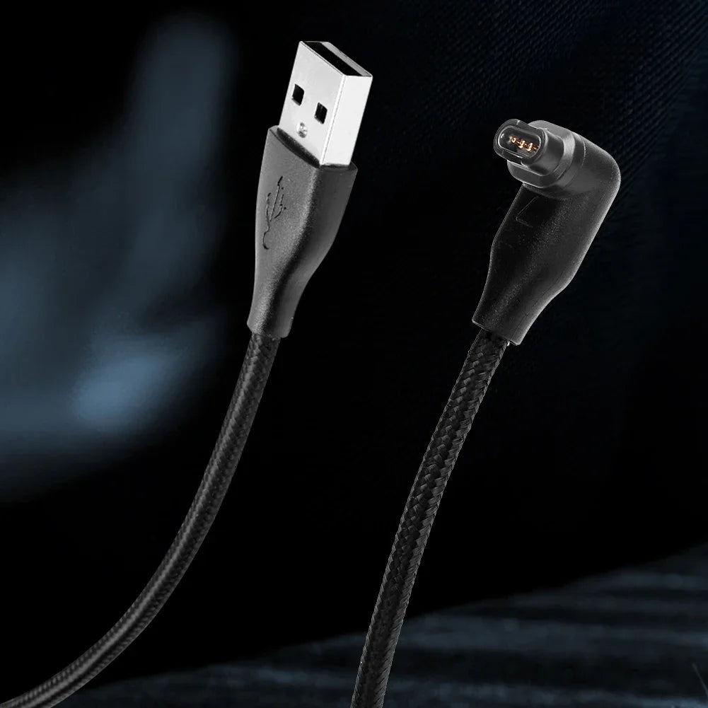 USB Charging Cable Data Cord Charger 1M For Garmin Fenix 7 7S 7X 6 6S 6X 5 5X 5S Vivoactive 3 Forerunner 945 935 245 Instinct 2